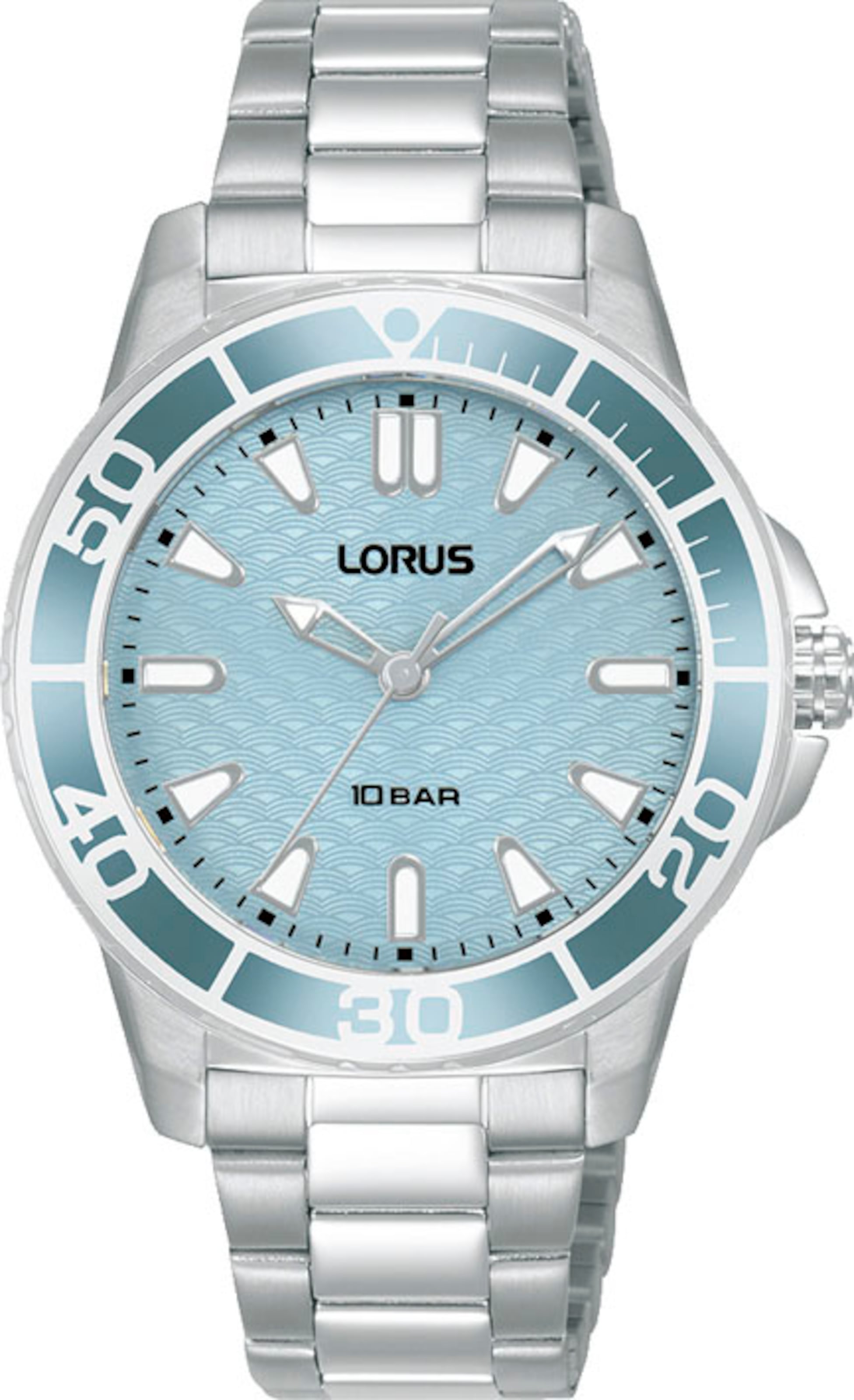 LORUS Analog Watch in Silver: front