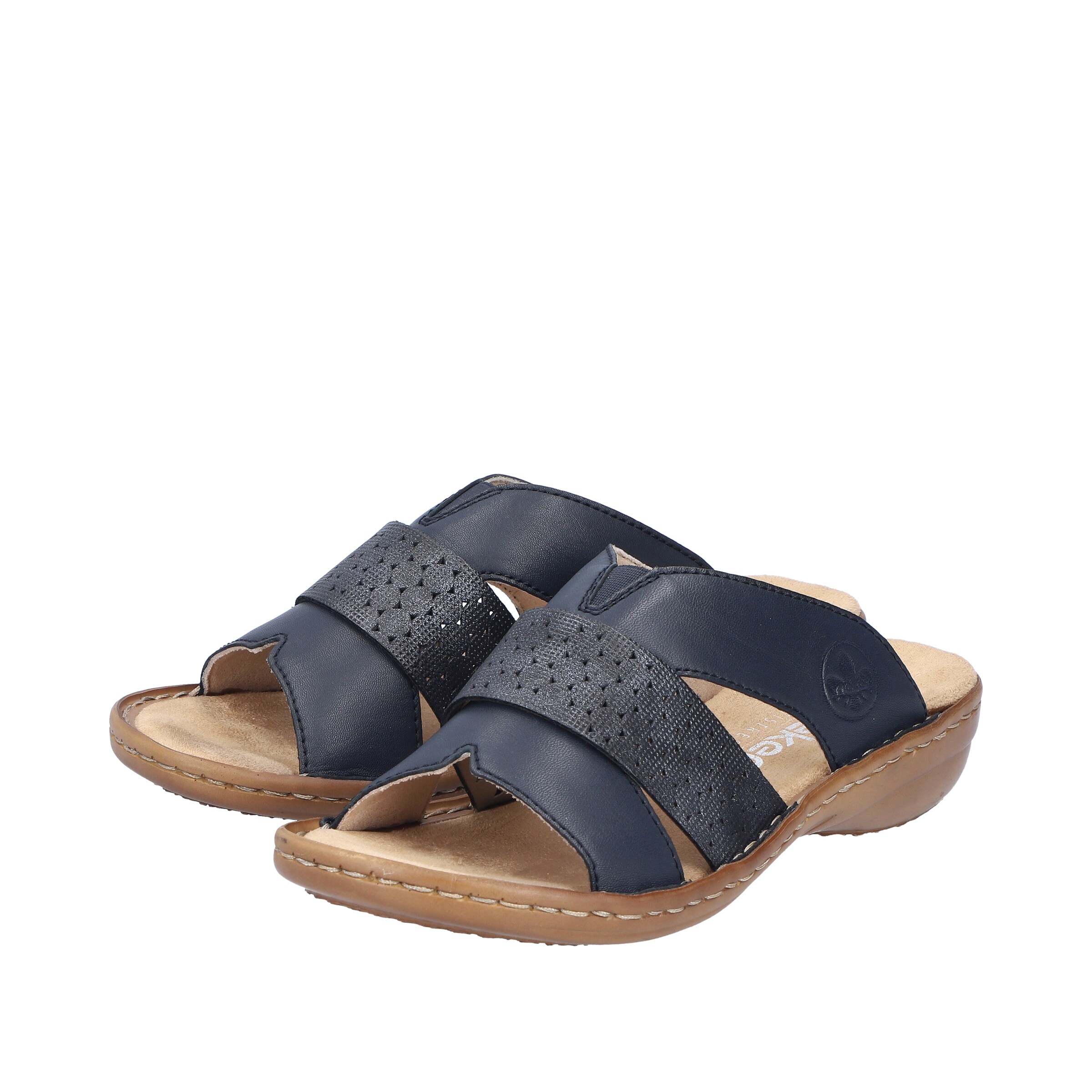 Rieker Mules in Blue