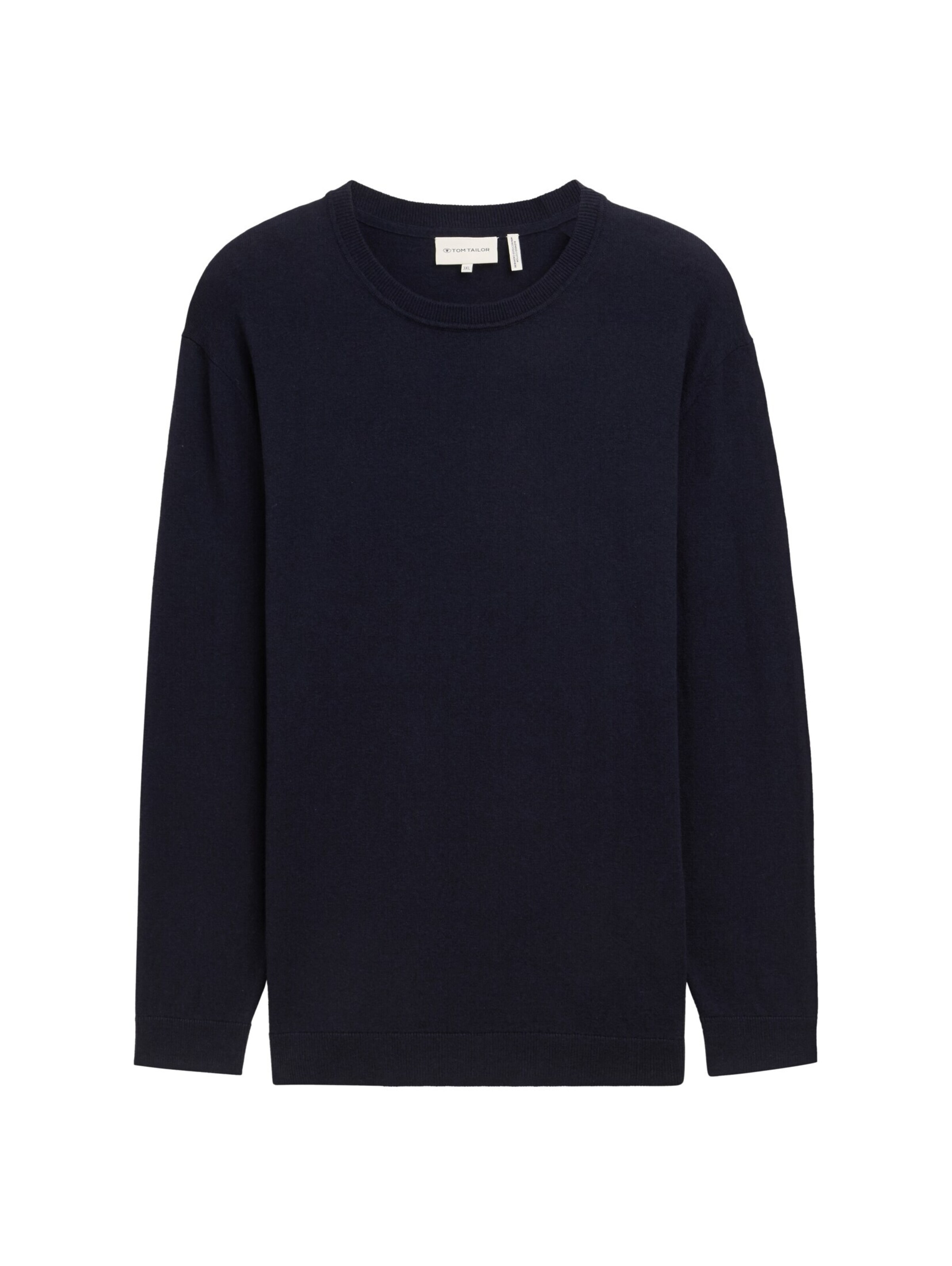 Pull-over TOM TAILOR Men + en bleu : devant