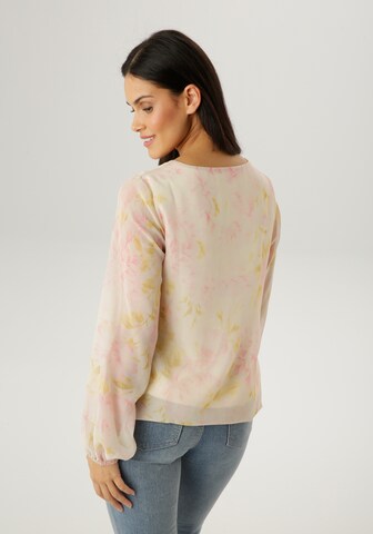 Aniston SELECTED Blouse in Beige