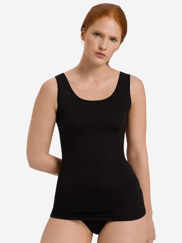 Hanro Undershirt 'Soft Touch' in Black: front