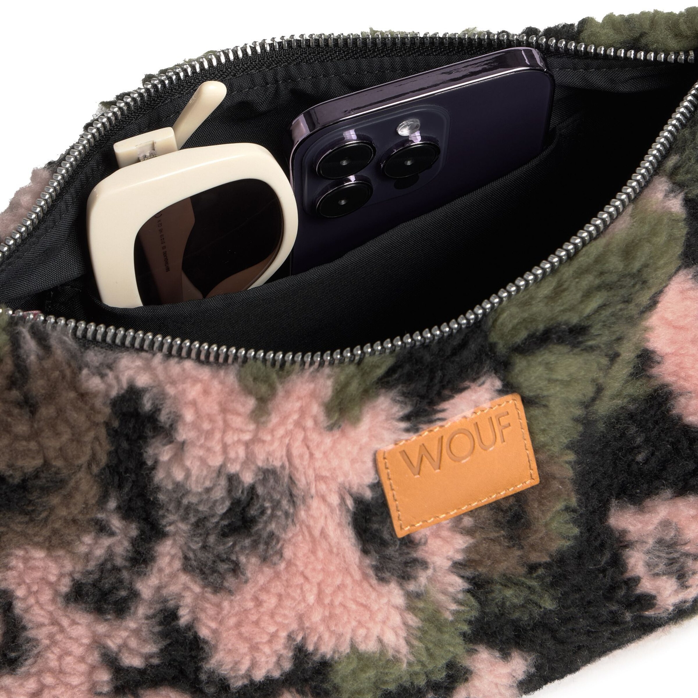 Wouf Shoulder Bag 'Teddy' in Mixed colors