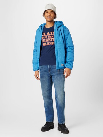 Alife and Kickin Winter Jacket in Blue