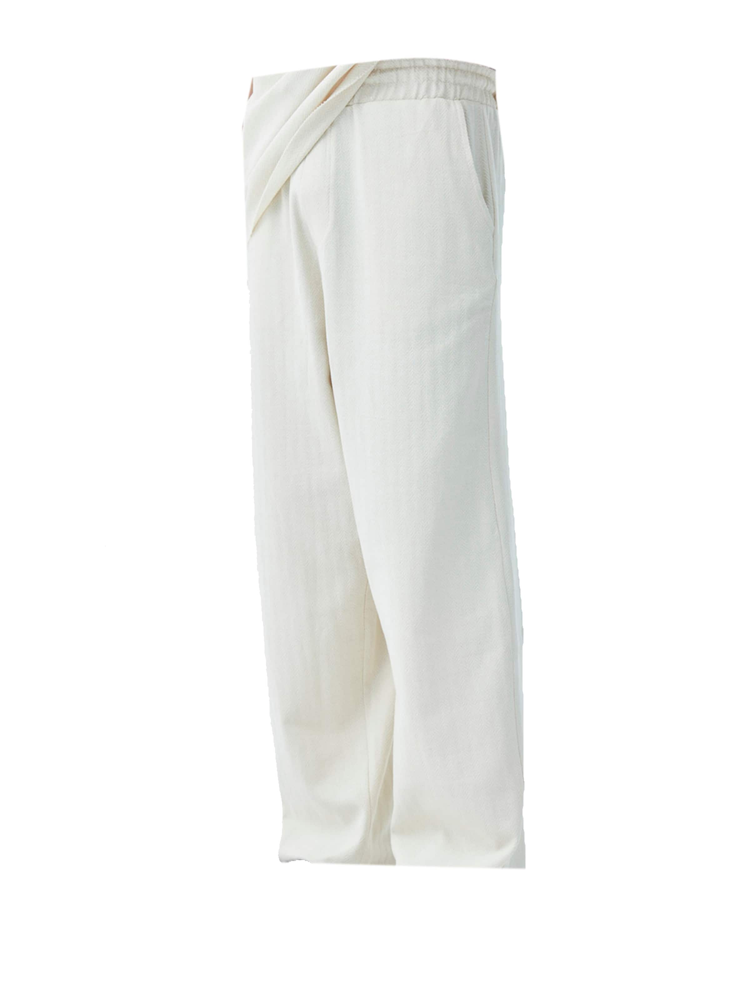 VAMOS CLO Loosefit Παντελόνι 'Vendee' σε μπεζ: μπροστά