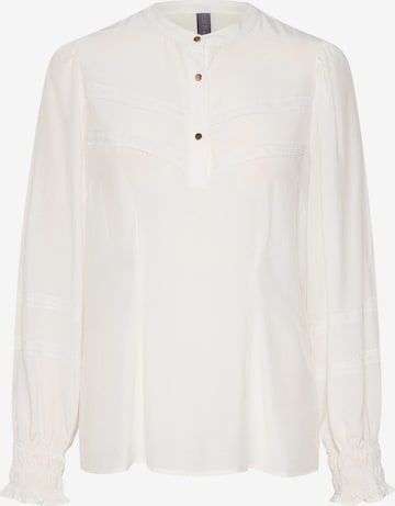 CULTURE Bluzka 'Asmine' w kolorze biały: przód