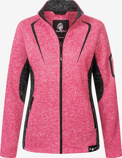 Rock Creek Fleecejacke in grau / pink, Produktansicht