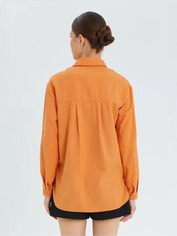 MixRay Blouse 'Hemden' in Orange