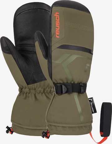 REUSCH Athletic Gloves 'Down Spirit GORE-TEX Mitten' in Green: front