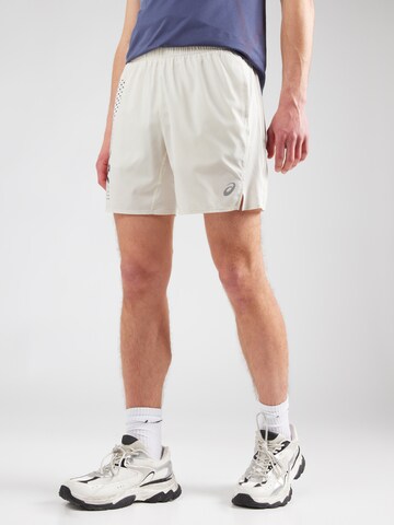 ASICS Regular Sports trousers 'ICON 7IN' in Beige: front