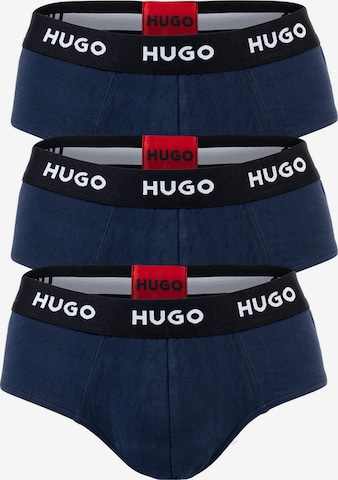 Slip HUGO Red en bleu : devant