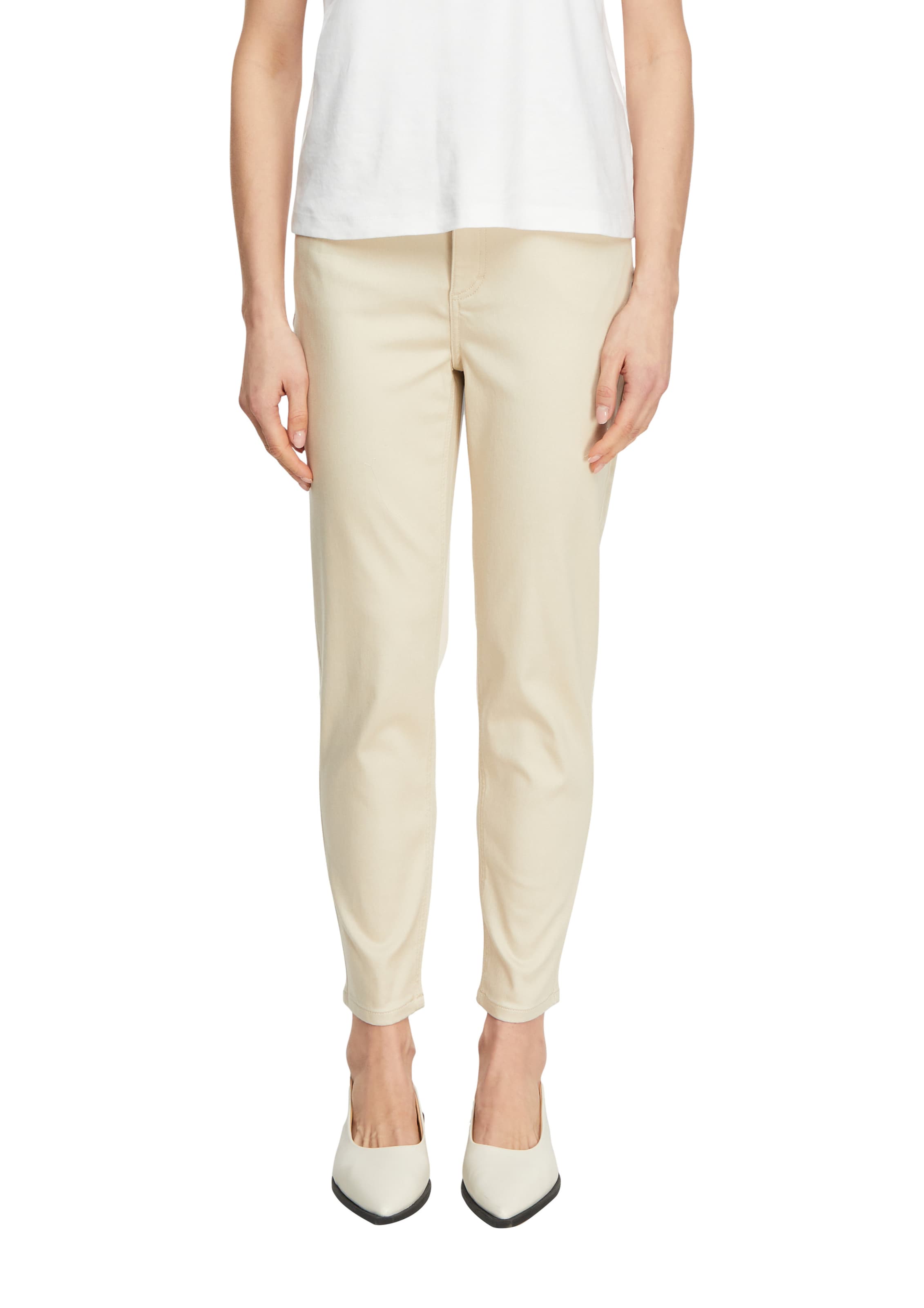 COMMA Slim fit Jeans in Beige