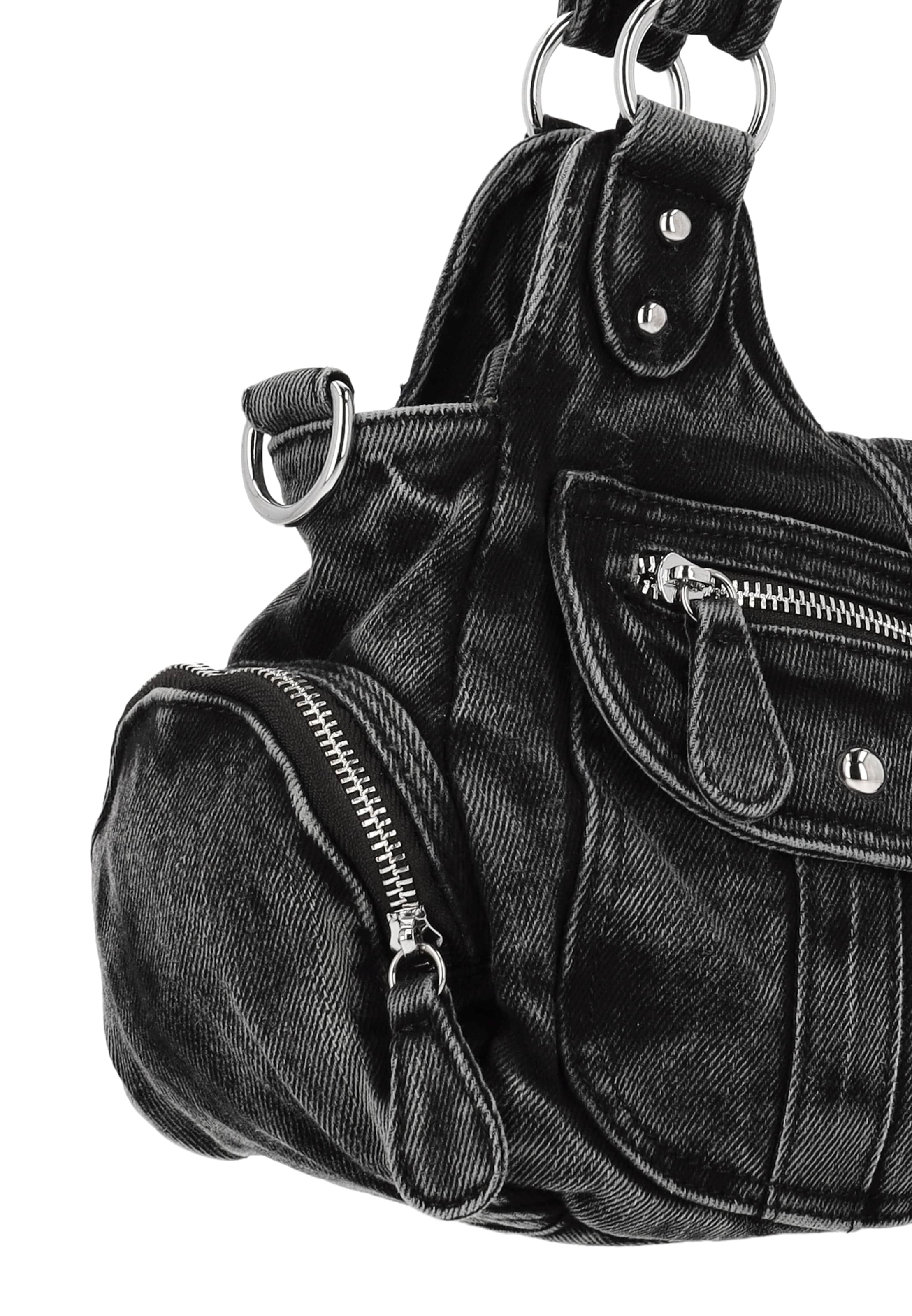 myMo ROCKS - Bolso de hombro en negro