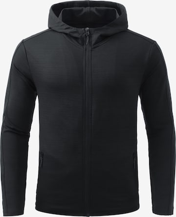 YOUTHUP Outdoor jacket 'Bewegung' in Black: front