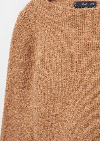 MANGO Sweater 'Rosa' in Brown