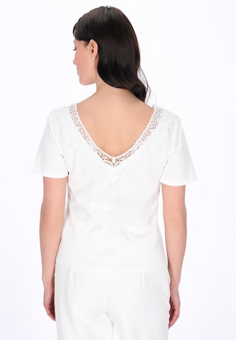 T-shirt Usha en blanc