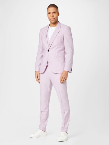 HUGO Red Slim fit Suit 'Arti' in Purple: front