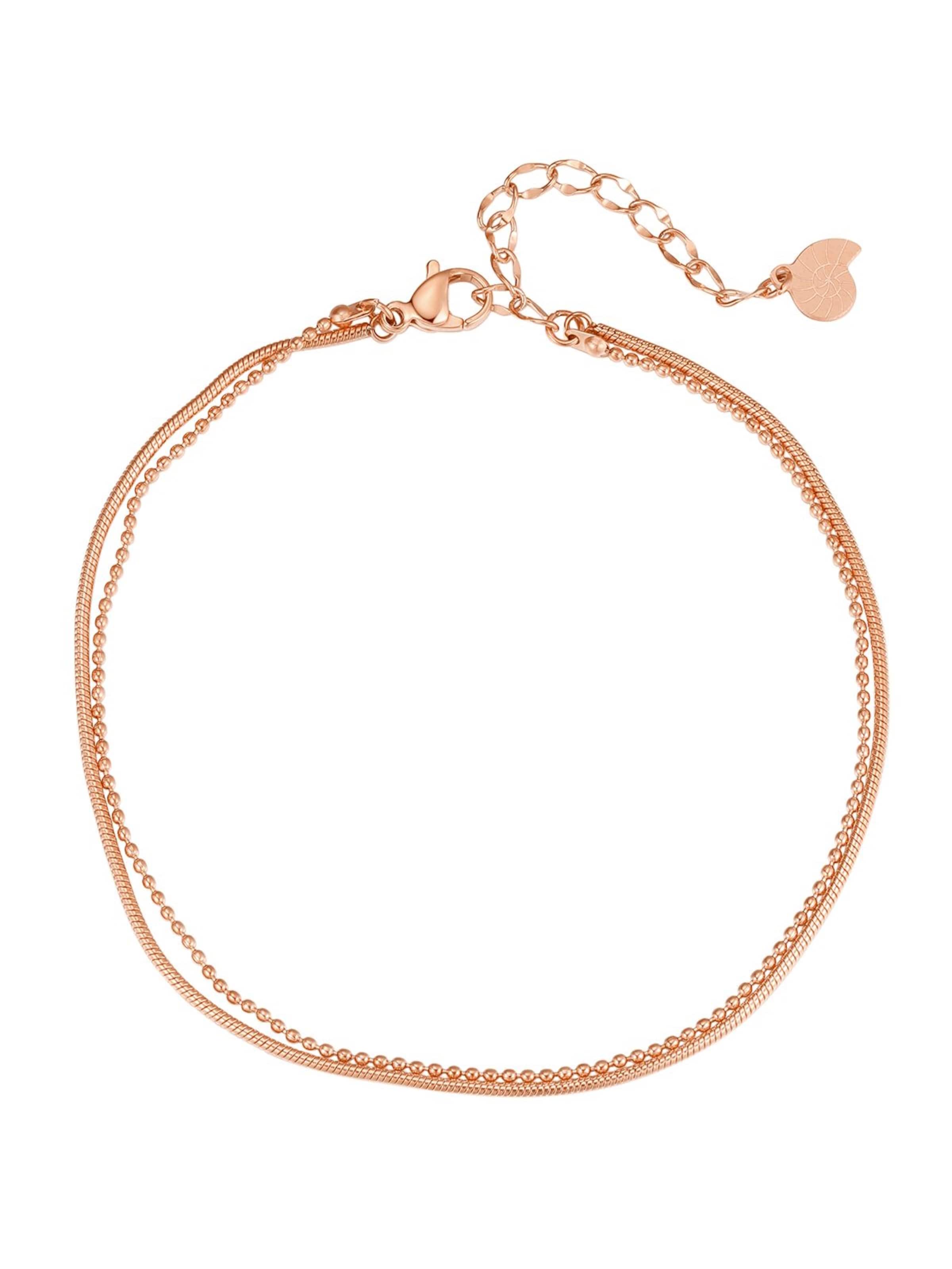 Hey Happiness - Joyería para pies 'Shoreline' en oro: frente