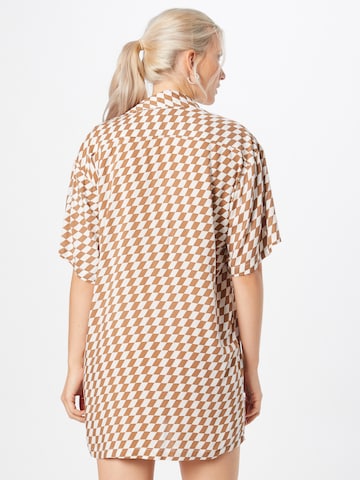 Motel Shirt dress 'Fresia' in Brown