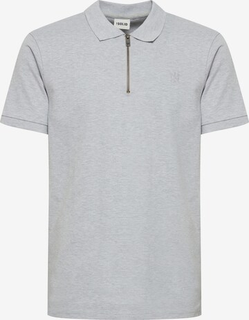 !Solid Shirt 'Zakir' in Grey: front