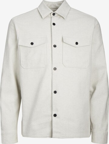 Coupe regular Veste mi-saison 'Roy' JACK & JONES en blanc : devant