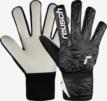 REUSCH Athletic Gloves 'Attrakt Starter Solid' in Black: front