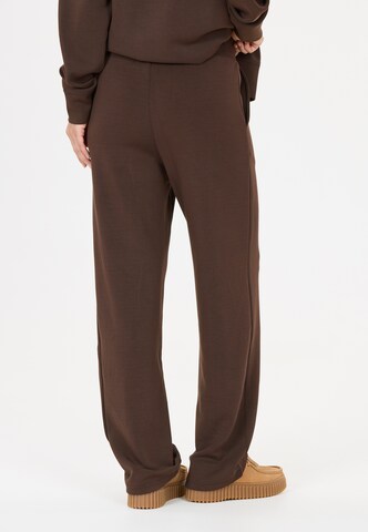 Athlecia Loose fit Workout Pants 'Jacey' in Brown