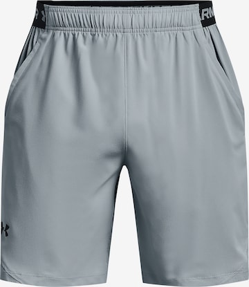 UNDER ARMOUR Workout Pants 'Vanish' in Grey: front