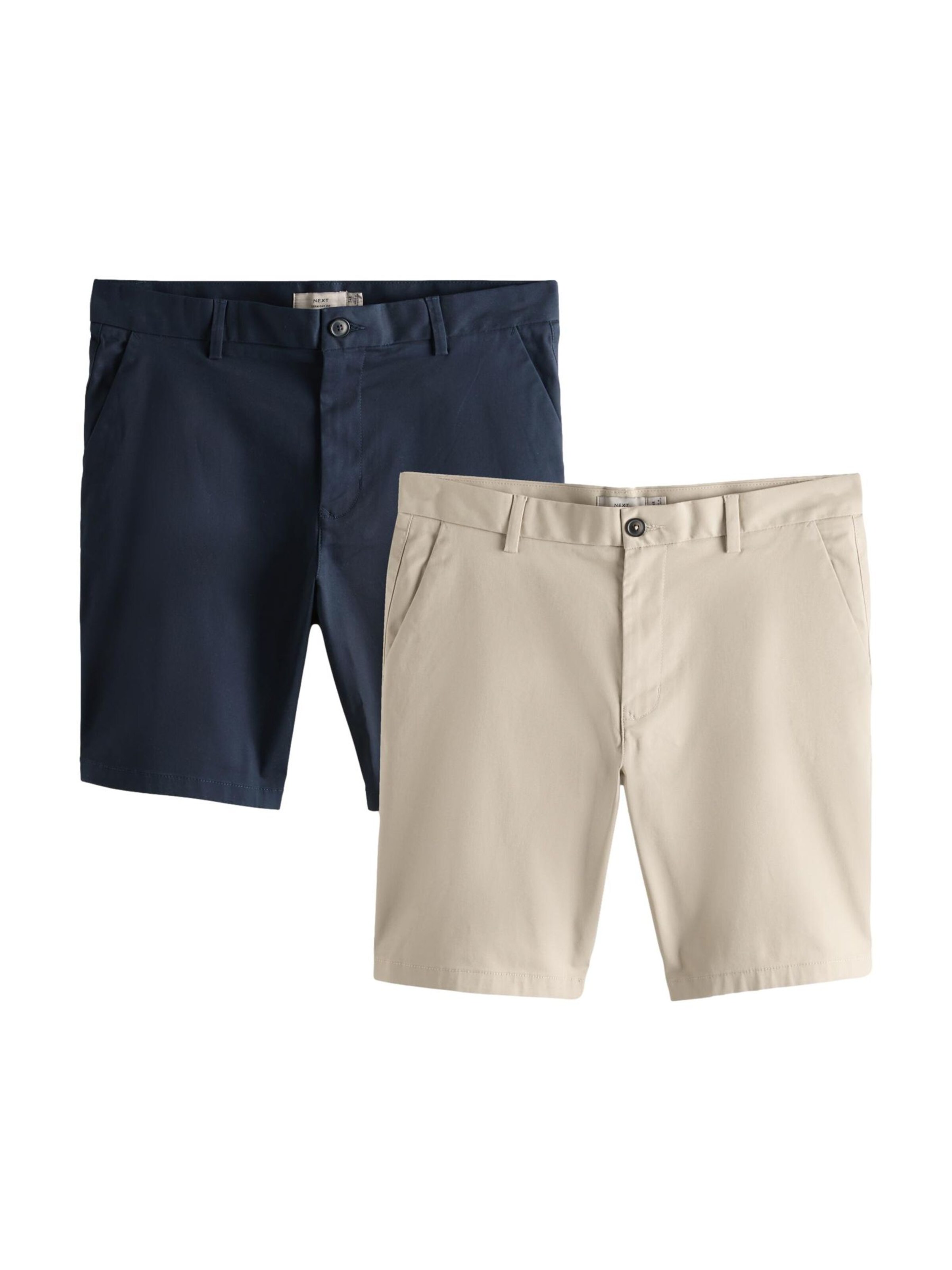 Next Slimfit Lærredsbukser i blå: forside