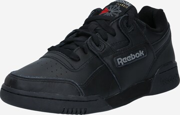 Sneaker bassa 'Workout Plus' di Reebok in nero: frontale