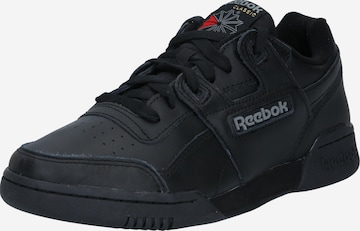 Sneaker low 'Workout Plus' de la Reebok Classics pe negru: față