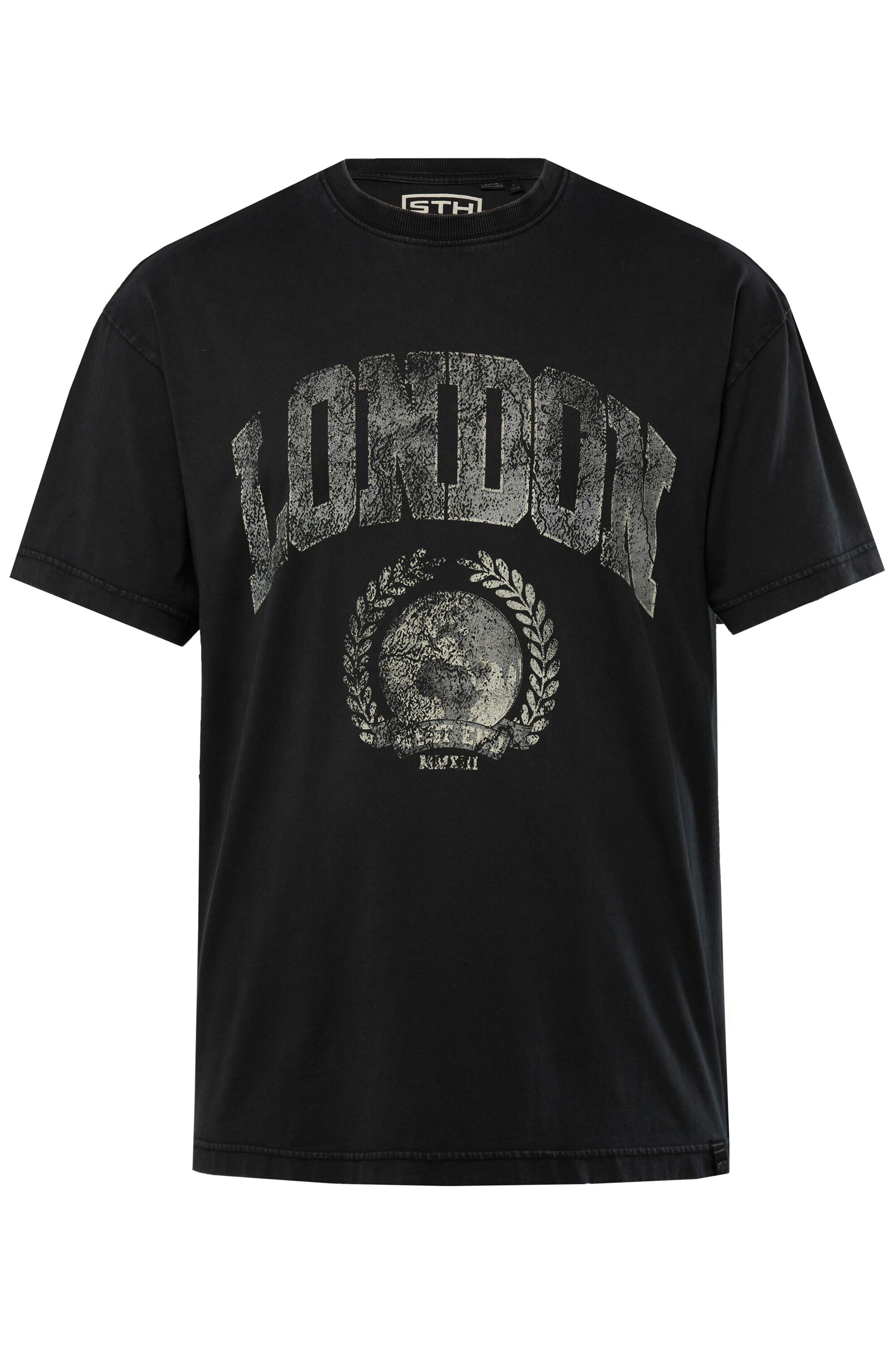 STHUGE Shirt in Zwart: voorkant