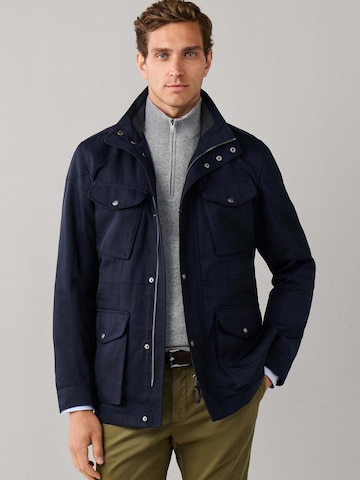 Veste mi-saison Hackett London en bleu : devant