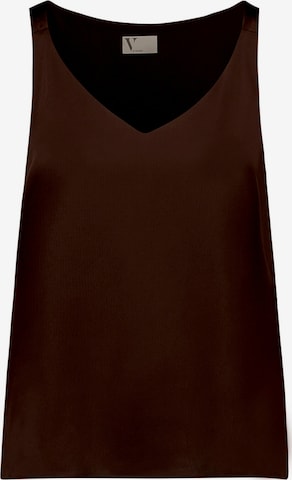 Chemisier Vera Mont en marron : devant