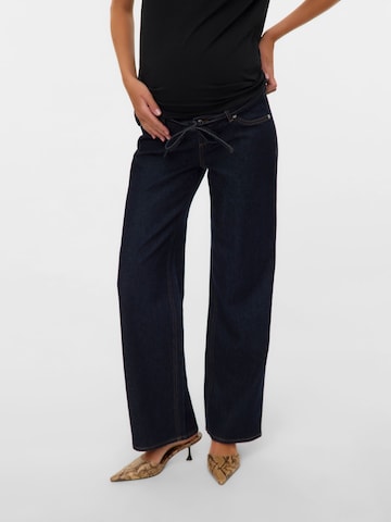 Vero Moda Maternity Wide leg Jeans in Blue: front