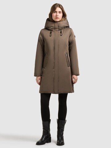 Manteau d’hiver 'Hickle' khujo en marron