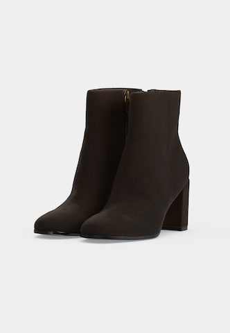 GUESS Stiefelette 'BERKLIE' in Braun: Vorderseite