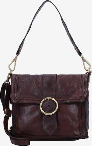 Campomaggi Shoulder Bag in Brown: front