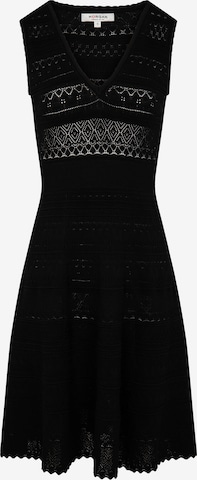 Morgan Úpletové šaty – černá: přední strana