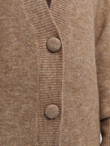 OBJECT Knit Cardigan 'Ellie' in Brown
