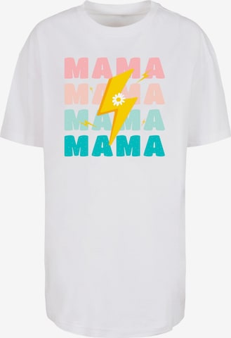 Merchcode Shirt 'Mothers Day - Mama' in White: front