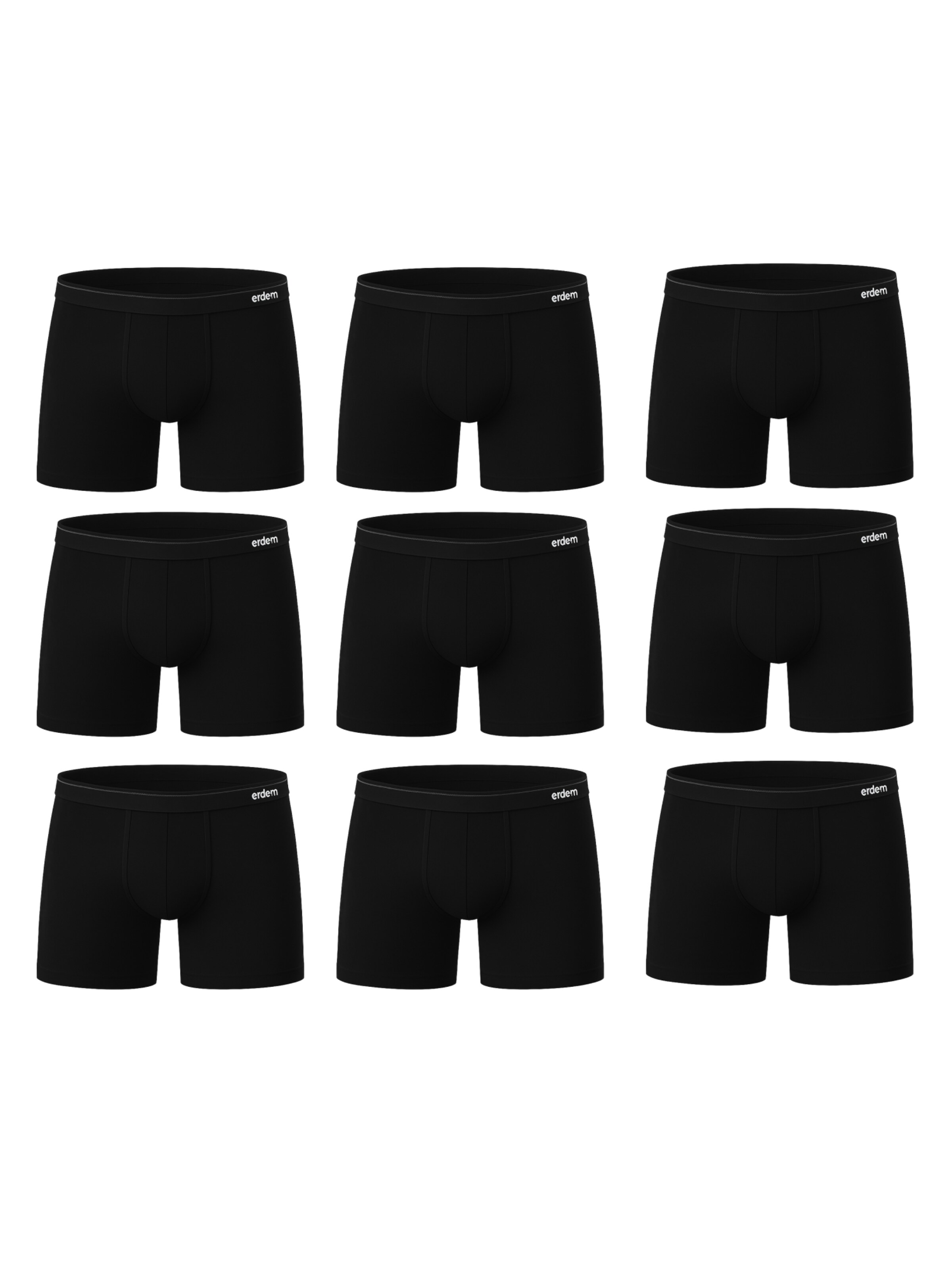 Erdem Boxer shorts 'Erkek' in Black: front