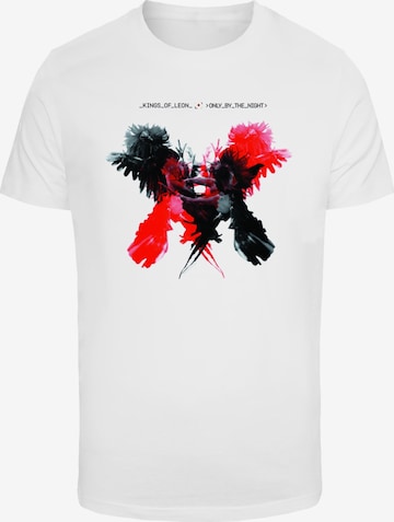 Merchcode Shirt 'Kings Of Leon' in White: front