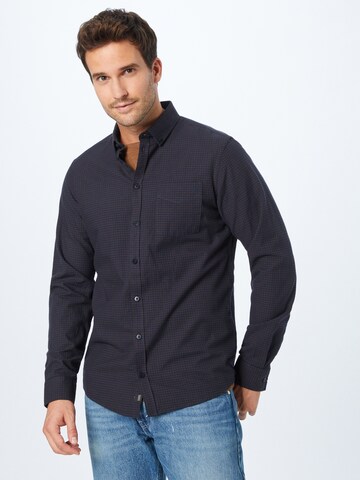 Casual Friday Regular fit Button Up Shirt 'Anton' in Blue: front