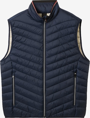 TOM TAILOR Vest in Blue: front