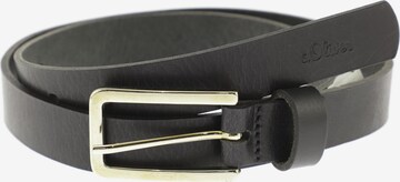 s.Oliver Belt in One size in Black: front