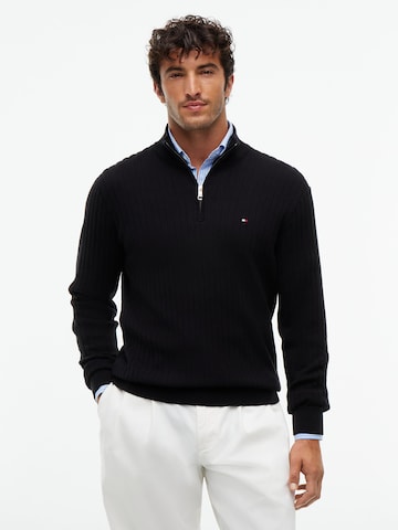 TOMMY HILFIGER Pullover in Schwarz: Vorderseite