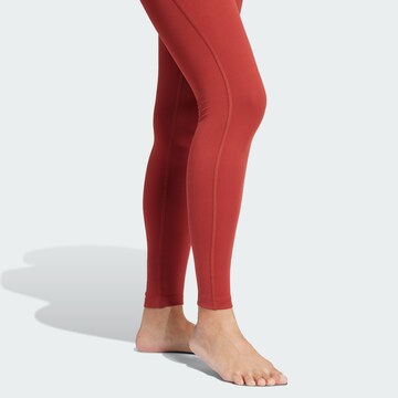 ADIDAS PERFORMANCE Skinny Sports trousers 'All Me Essentials' in Red