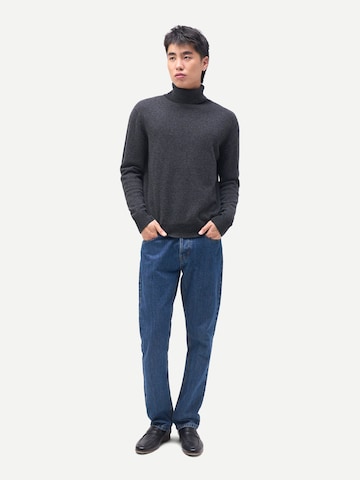 GOBI Cashmere Pullover 'Men's Essential Turtleneck Cashmere Sweater'‌ in Grau