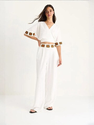 Bianco Lucci Broekpak in Wit