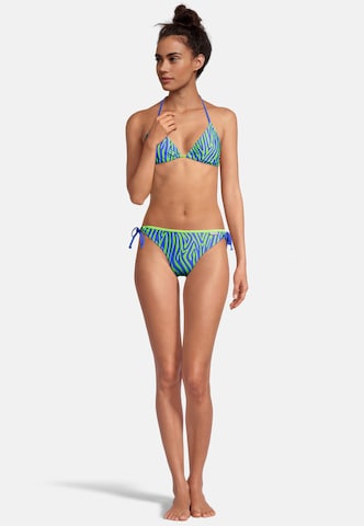 BECO the world of aquasports Bustier Bikini 'Zebra Vibes' in Blau